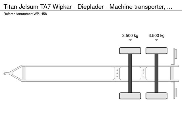 Titan Jelsum TA7 Wipkar - Dieplader - Machine transporter, WP-JH-58 | JvD Aanhangwagens & Trailers [27]