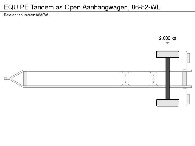 Equipe Tandem as Open Aanhangwagen, 86-82-WL | JvD Aanhangwagens & Trailers [7]