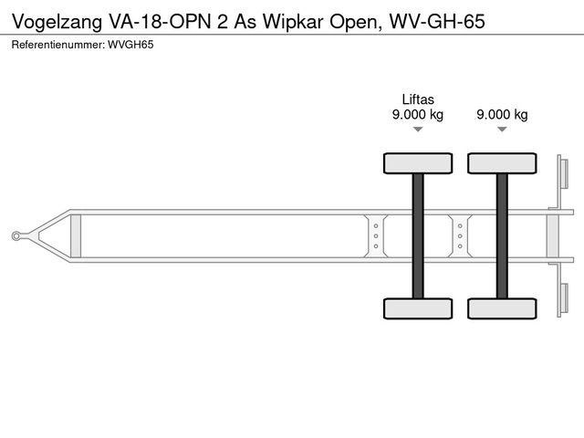 Vogelzang VA-18-OPN 2 As Wipkar Open, WV-GH-65 | JvD Aanhangwagens & Trailers [17]