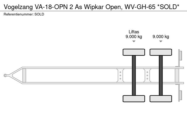 Vogelzang VA-18-OPN 2 As Wipkar Open, WV-GH-65 *SOLD* | JvD Aanhangwagens & Trailers [18]