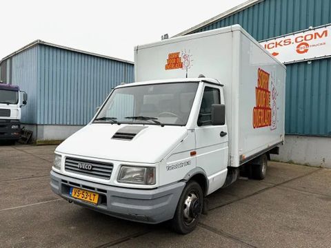 Iveco TURBODAILY ORIGINAL DUTCH/ APK 04-2025 (3.500 KG GVW) WITH CLOSED BOX (5-GEARS MANUAL GEARBOX / POWER STEERING) | Engel Trucks B.V. [1]