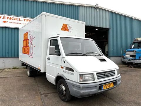 Iveco TURBODAILY ORIGINAL DUTCH/ APK 04-2025 (3.500 KG GVW) WITH CLOSED BOX (5-GEARS MANUAL GEARBOX / POWER STEERING) | Engel Trucks B.V. [2]