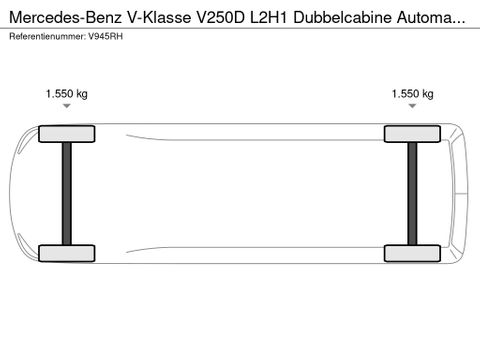 Mercedes-Benz V250D L2H1 Dubbelcabine Automaat Airco Navi Trekhaak | Van Nierop BV [29]