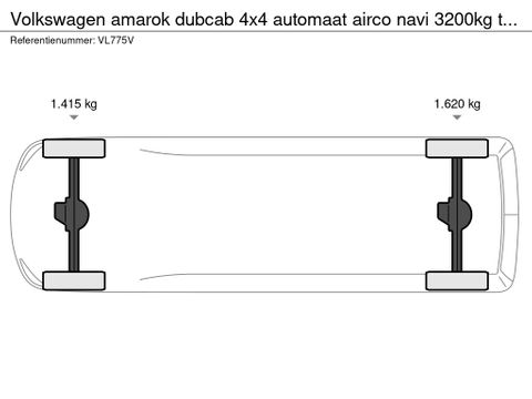 Volkswagen amarok dubcab 4x4 automaat airco navi 3200kg trekhaak marge auto geen btw | Van Nierop BV [15]