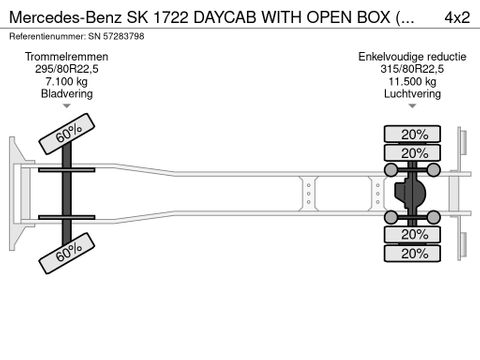 Mercedes-Benz DAYCAB WITH OPEN BOX (V6 ENGINE / MANUAL GEARBOX / EURO 2) | Engel Trucks B.V. [10]