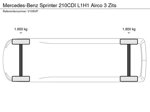 Mercedes-Benz 210CDI L1H1 Airco 3 Zits | Van Nierop BV [9]