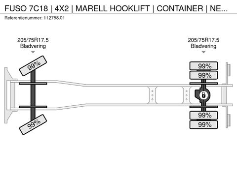 FUSO
7C18 | 4X2 | MARELL HOOKLIFT | CONTAINER | NEW / UNUSED | Hulleman Trucks [21]