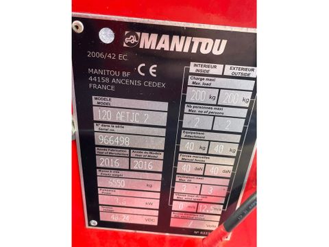 Manitou
120 AET JC 2 3D | 12 METER | ROTATING JIB | GOOD CONDITION | Hulleman Trucks [14]