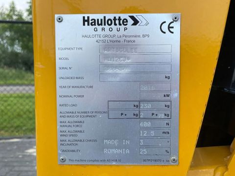 Haulotte
HA12CJ+ | 12 METER | ROTATING JIB | LOW HOURS | Hulleman Trucks [17]