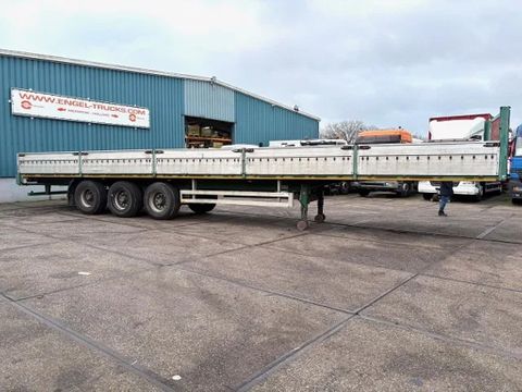 Pacton T3-001 3-AXLE 13.60M. FLAT TRAILER WITH ALUMINIUM SIDE BORDS (SAF AXLES / DRUM BRAKES / ABS BRAKE SYSTEM) | Engel Trucks B.V. [4]