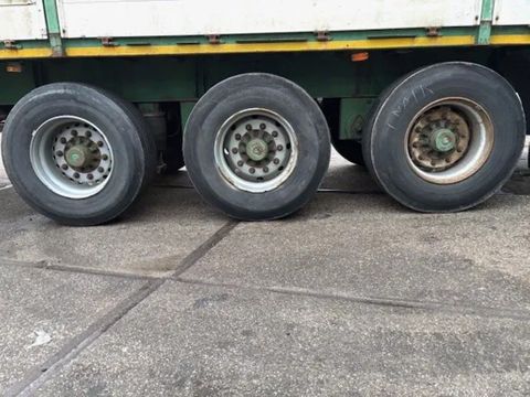 Pacton T3-001 3-AXLE 13.60M. FLAT TRAILER WITH ALUMINIUM SIDE BORDS (SAF AXLES / DRUM BRAKES / ABS BRAKE SYSTEM) | Engel Trucks B.V. [6]