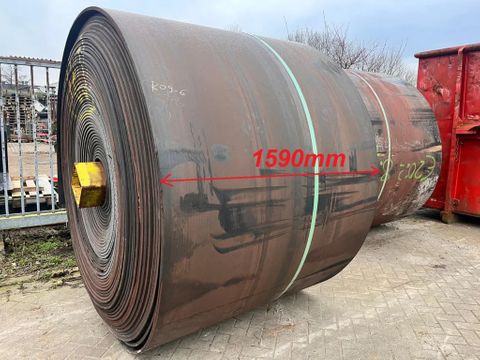 Onbekend Rubber band.  Rubber in rolls with steel cord.  Transportband - staalkoord | Brabant AG Industrie [1]