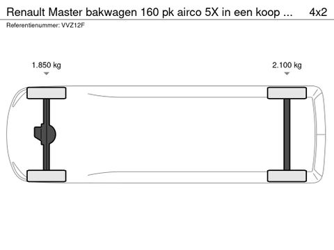 Renault bakwagen 160 pk airco  5X in een koop unieke bakmaten | Van Nierop BV [17]