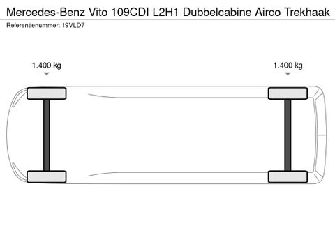 Mercedes-Benz 109CDI L2H1 Dubbelcabine Airco Trekhaak | Van Nierop BV [13]