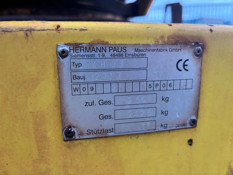 Paus WH33 VERHUISLIFT DIESEL 32 Meter 2200 UUR 2x OP VOORRAAD | Van Nierop BV [7]