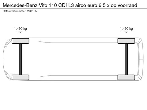 Mercedes-Benz 110  CDI   L3  airco euro 6  5 x op voorraad | Van Nierop BV [10]