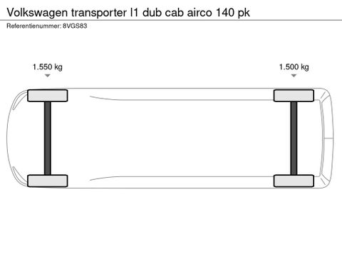 Volkswagen transporter l1 dub cab airco 140 pk | Van Nierop BV [16]