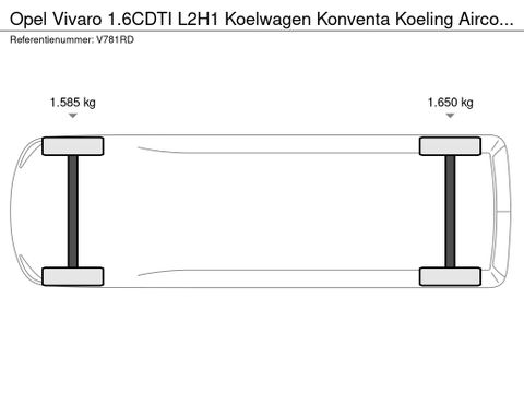 Opel 1.6CDTI L2H1 Koelwagen Konventa Koeling Airco Navi Cruisecontrol Trekhaak 82000KM | Van Nierop BV [22]