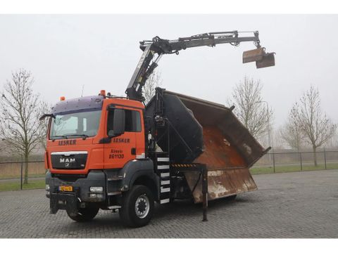 MAN
6X6 | 2 SIDE TIPPER | ATLAS 165.2 | GRAB | BIG AXLES | Hulleman Trucks [1]