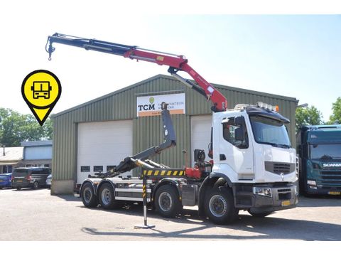 Renault LANDER 380 + HMF 2020 + HYVA HAAKARM 8X2 | Truckcentrum Meerkerk [1]