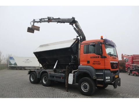 MAN
6X6 | 2 SIDE TIPPER | ATLAS 165.2 | GRAB | BIG AXLES | Hulleman Trucks [3]