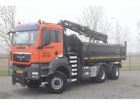 MAN
6X6 | 2 SIDE TIPPER | ATLAS 165.2 | GRAB | BIG AXLES | Hulleman Trucks [4]