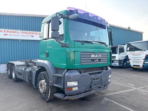 MAN 26.360BB 6x4 FULL STEEL MULTILIFT HOOK-ARM (ZF16 MANUAL GEARBOX / FULL STEEL SUSPENSION / REDUCTION AXLES / AIRCONDITIONING) | Engel Trucks B.V. [2]