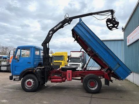 Mercedes-Benz AK 4x4 MEILLER KIPPER WITH CRANE (MANUAL GEARBOX / FULL STEEL SUSPENSION / REDUCTION AXLES) | Engel Trucks B.V. [5]