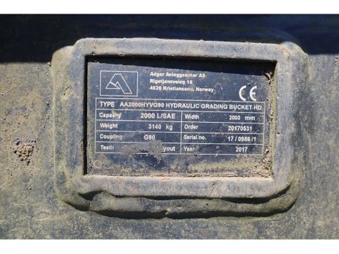 Agder
TILT BUCKET | GRADING BUCKET | S90 - G90 | 2000 L | Hulleman Trucks [15]