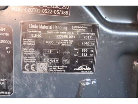 Linde
E18 -02 | ROTATOR FORKS | SIDESHIFT | Hulleman Trucks [19]