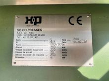 Hydro- Presses PH800   Press machines with capacity from 60 tons to 80 tons | Brabant AG Industrie [7]