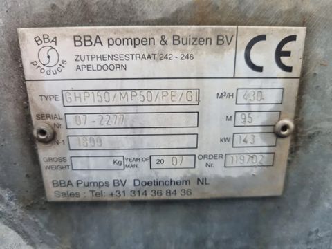 BBA High head |  Van Tongeren Trading BV [17]