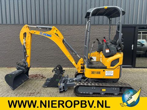 XCMG XE18E Rups Graafmachine Snelwissel 3 Bakken  NIEUW 5X OP VOORRAAD | Van Nierop BV [1]