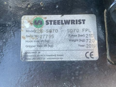 STEELWRIST
X26 SQ70 | S70 | OILQUICK | ROTOTILT | NEW / UNUSED | Hulleman Trucks [17]