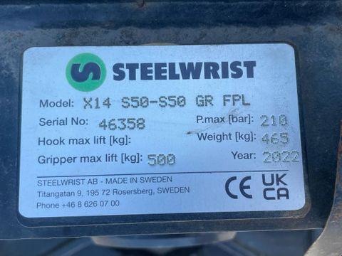 STEELWRIST
X14 S50 GR FPL | GRIPPER | ROTOTILT | NEW / UNUSED | Hulleman Trucks [16]
