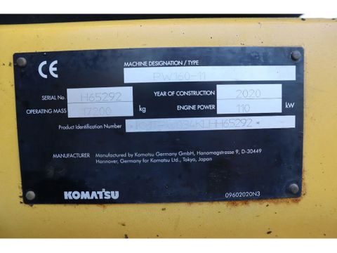 Komatsu
PW160-11 | ENGCON TILTROTATOR | BUCKET | TRAILER HYDR. | Hulleman Trucks [19]