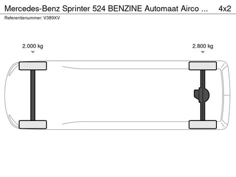 Mercedes-Benz 524 BENZINE Automaat Airco ZEILENWAGEN/HUIFZEIL MARGE 6 CILINDER BENZINE 240PK | Van Nierop BV [17]