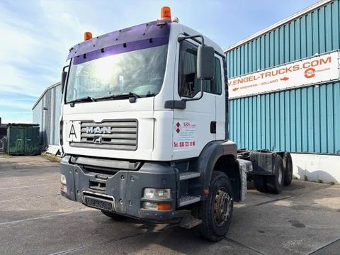 MAN 6x4 FULL STEEL CHASSIS (6-CILINDER HEADS) (ZF16 MANUAL GEARBOX / FULL STEEL SUSPENSION / REDUCTIONS AXLES / AIRCONDITIONING) | Engel Trucks B.V. [1]