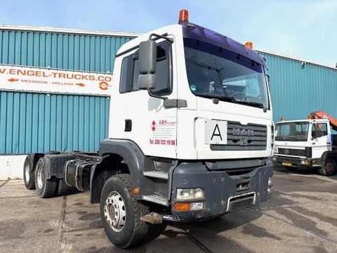 MAN 6x4 FULL STEEL CHASSIS (6-CILINDER HEADS) (ZF16 MANUAL GEARBOX / FULL STEEL SUSPENSION / REDUCTIONS AXLES / AIRCONDITIONING) | Engel Trucks B.V. [2]