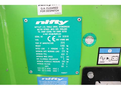 Niftylift
HR17 HYBRID MKII | 17 METER | LOW HOURS | Hulleman Trucks [20]