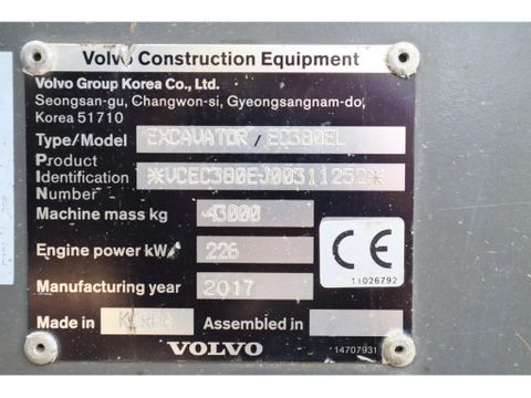 Volvo
EC380EL | EC 380 EL | BUCKET | QUICK COUPLER | Hulleman Trucks [20]