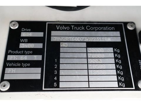 Volvo
| 6X4 - 6X2 | TANDEMLIFT | 70 TON | HYDR | RETARDER | Hulleman Trucks [20]
