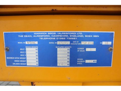 Warwick
WB8C | WHEEL EXCAVATOR TRAILER | TIP TRAILER | Hulleman Trucks [14]