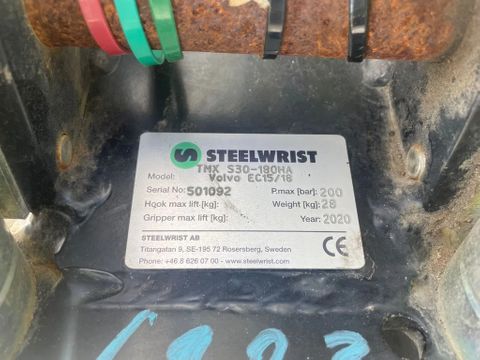 Sanderson
STEELWRIST TMX S30 -180HA | TILT QUICKCOUPLER | TILTING COUPLER | NEW | Hulleman Trucks [13]