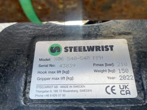 STEELWRIST
STEELWRIST X06 S40 | TILT ROTATOR | VLS | FPL | RF | NEW / UNUSED | Hulleman Trucks [14]