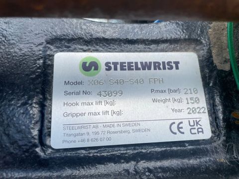 STEELWRIST
X06 S40 | TILT ROTATOR | VLS | FPL | RF | NEW / UNUSED | Hulleman Trucks [10]