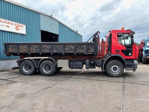 Renault 320DXI 6x4 FULL STEEL CHASSIS WITH MULTILIFT HOOK-ARM SYSTEM (MANUAL GEARBOX / FULL STEEL SUSPENSION / REDUCTION AXLES / AIRCONDITIONING) | Engel Trucks B.V. [4]