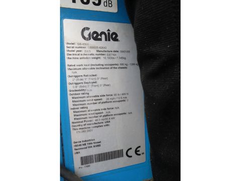 Genie
GS-4390 RT | 15 METER | 680 KG | Hulleman Trucks [20]