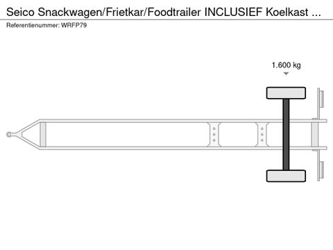Seico Snackwagen/Frietkar/Foodtrailer INCLUSIEF Koelkast Frituurpan Afzuiging ENZ | Van Nierop BV [22]