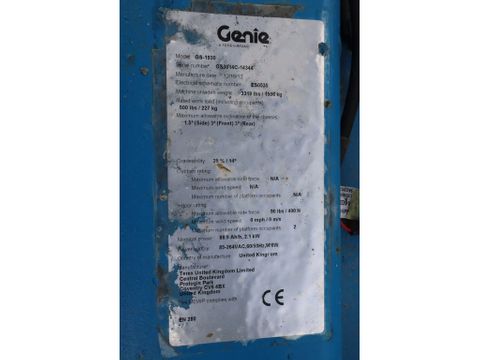 Genie
GS-1930 | 7.8 METER | 227 KG | Hulleman Trucks [17]